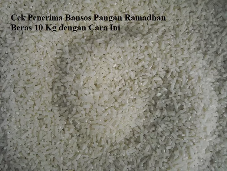 Cek Penerima Bansos Pangan Ramadhan Beras 10 Kg Dengan Cara Ini ...