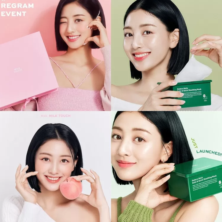 ALL FOR JIHYO on X: @JYPETWICE Jihyo new muse of milk touch