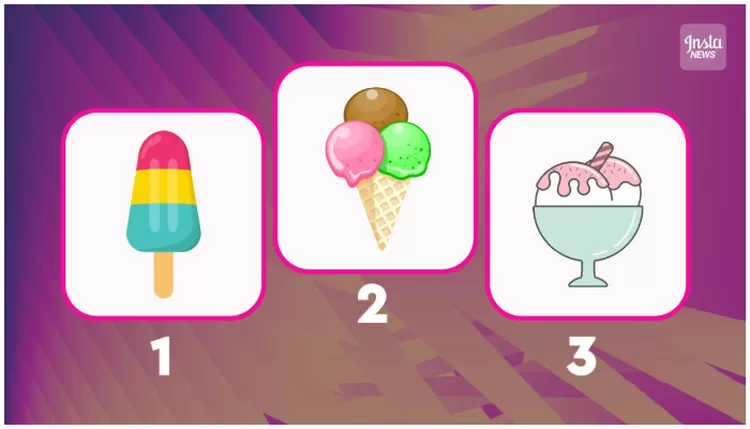 Berikut tes kepribadian yang akan mengungkapkan karakter anda melalui es krim yang dipilih dalam gambar.