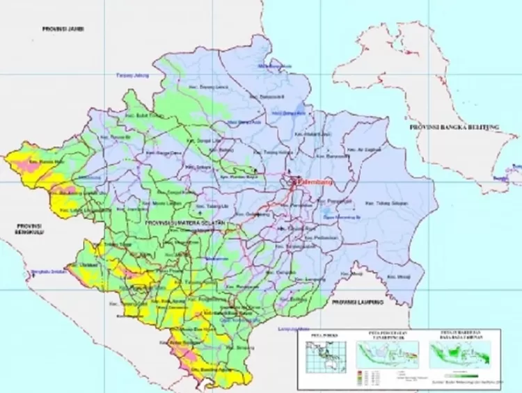 Peta Sumatera Selatan Terbaru Hd Lengkap Beserta Keterangannya Laros Media