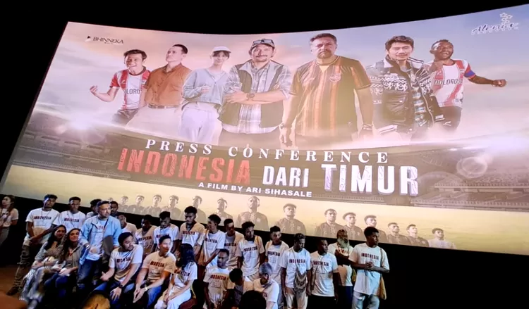 Gala premiere film Indonesia dari Timur pada Sabtu, 9 Desember 2023 di Epicentrum XXI Jakarta. (Hops.ID)