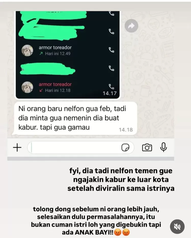 Beredar chat diduga Armor Toreador ingin kabur