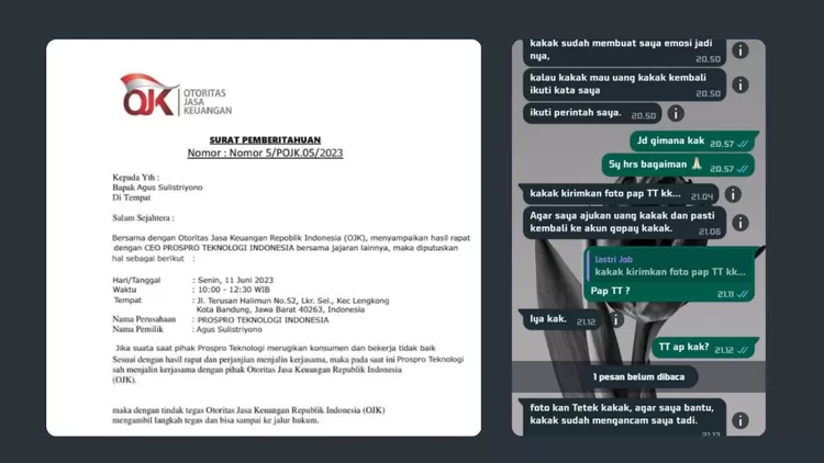 Surat OJK palsu penipuan atas namakan Promedia Teknologi Indonesia