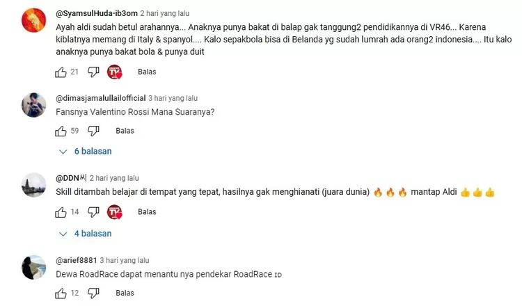 Komentar Netizen