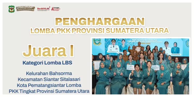Pematangsiantar juara I katagori lomba LBS. (Realitasonline.id/Rhy)