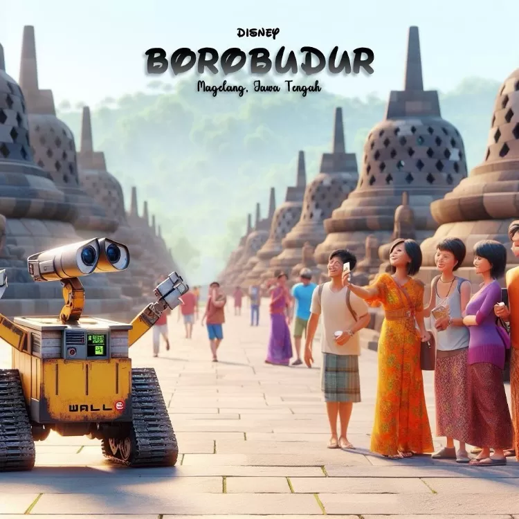 Borobudur ala Disney Pixar