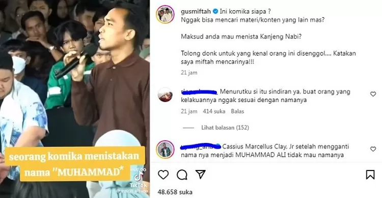 Gus Miftah Cari Komika Aulia Rakhman Yang Diduga Hina Nama Nabi ...