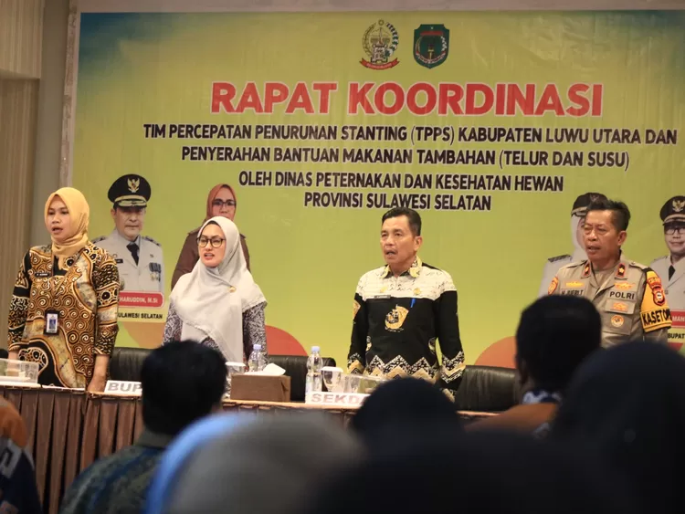 Rapat Koordinasi Tim Percepatan Penurunan Stunting (TPPS) Tingkat Kabupaten Luwu Utara