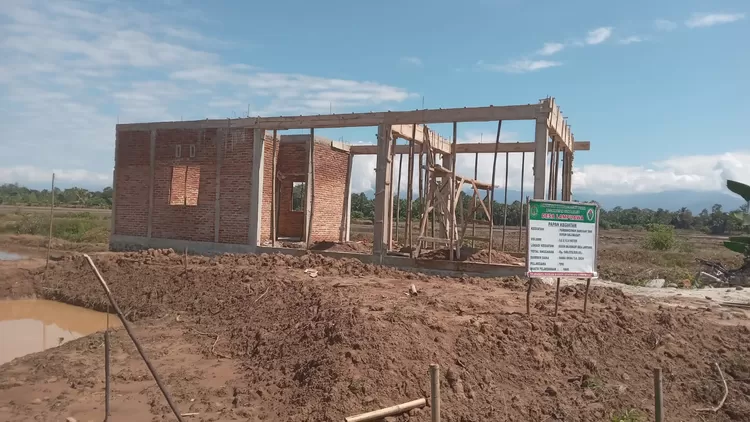 Penampakan Sanggar Tani Usulan PPL di Desa Lampuawa, Progresnya Sudah 62,25 Persen