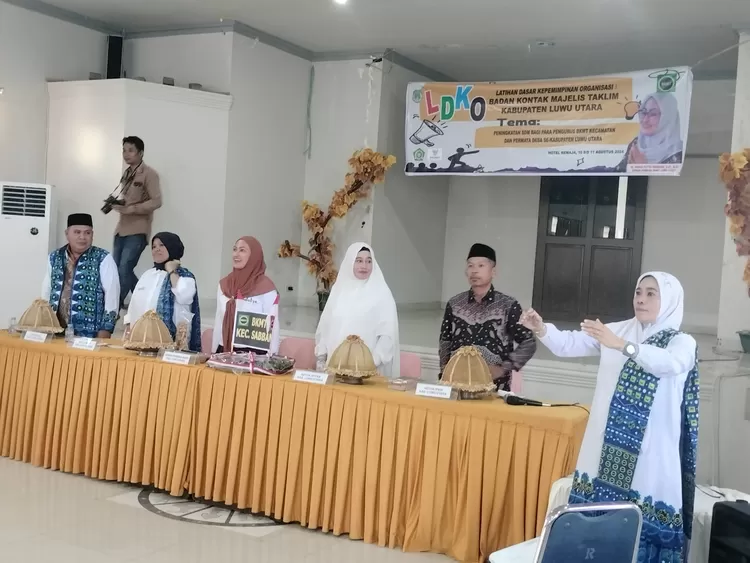 Tingkatkan Kompetensi SDM Organisasi, BKMT Luwu Utara Gelar Pelatihan Kepemimpinan