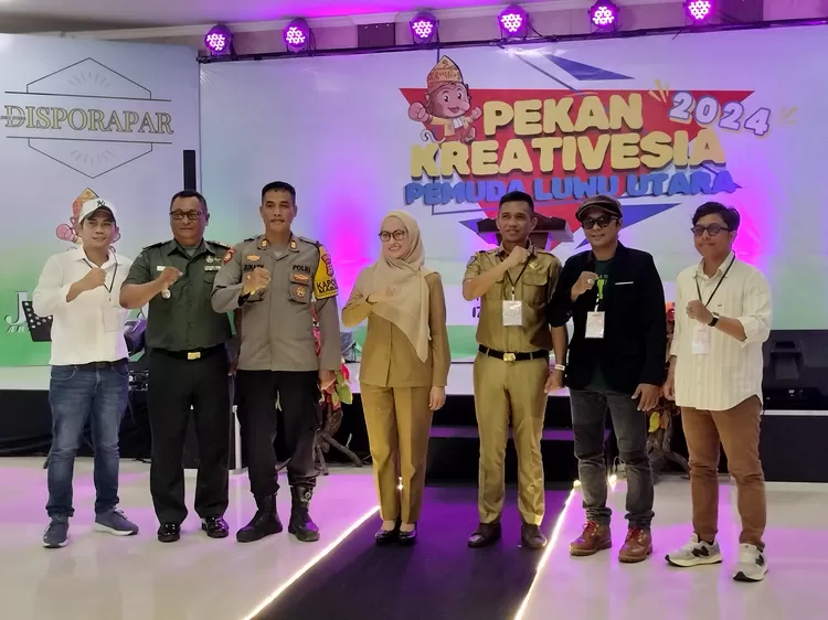 Pekan Kreativesia Pemuda Tingkat Kabupaten Luwu Utara resmi dibuka Bupati Indah Putri Indriani, Selasa (17/12/2024), di Aula Hotel Bukit Indah, Masamba.