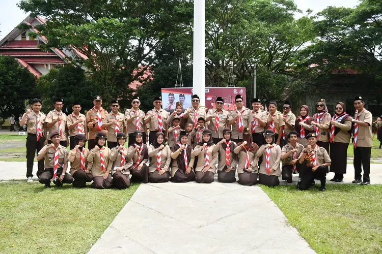 Ribuan Peserta Apel Meriahkan HUT ke-64 Pramuka di Kabupaten Luwu Utara