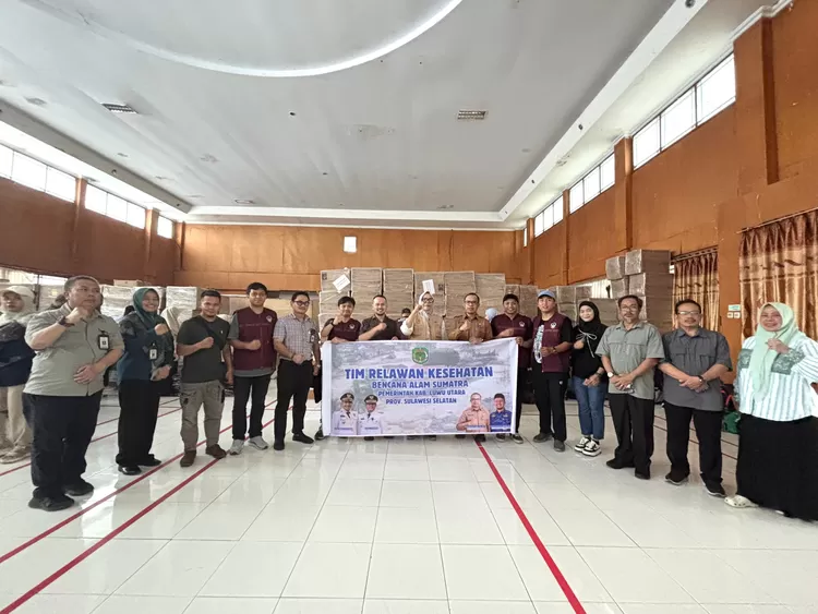Bantu Penanganan Korban Bencana Sumatera, Tim Relawan Kesehatan Luwu Utara Resmi Dilepas