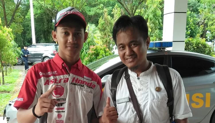 Ahwin Sanjaya dan LHR (Jurnalis Klikanggaran.com)