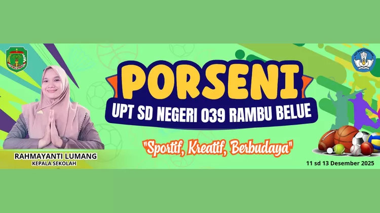 Wadah Salurkan Bakat, SDN 039 Rambubelue Desa Salulemo Baebunta Gelar Porseni