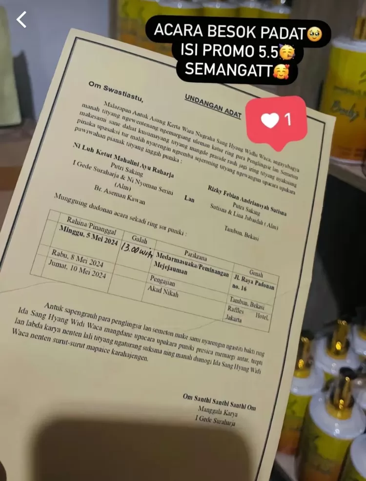 Akad Nikah Rizky Febian Dan Mahalini Digelar 10 Mei 2024, Rangkaian ...