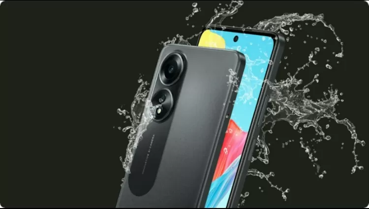 Spesifikasi OPPO A58, Desain Mewah, Harga Bersahabat dan Tahan Cipratan Air.