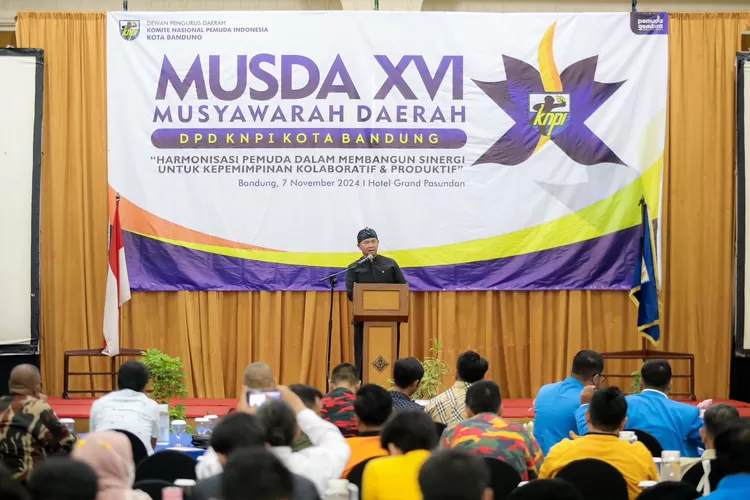 Musda KNPI Kota Bandung, Pj Sekda Dorong Inovasi dan Kreativitas Pemuda.