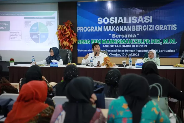 Kegiatan Sosialisasi Program MBG Komisi IX DPR RI bersama Badan Gizi Nasional.