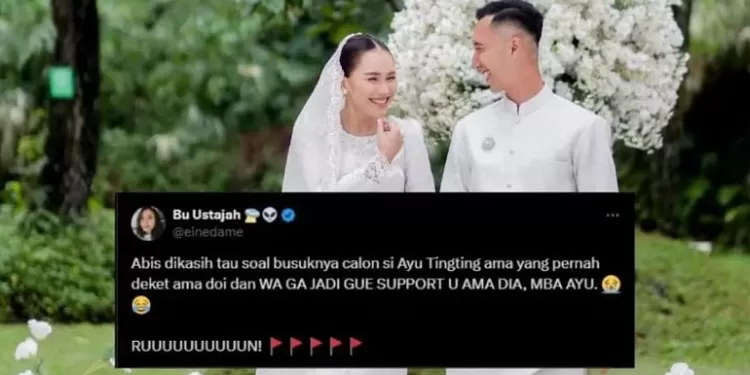 Geger! Calon suami Ayu Ting Ting, Muhammad Fardhana dispill red flag