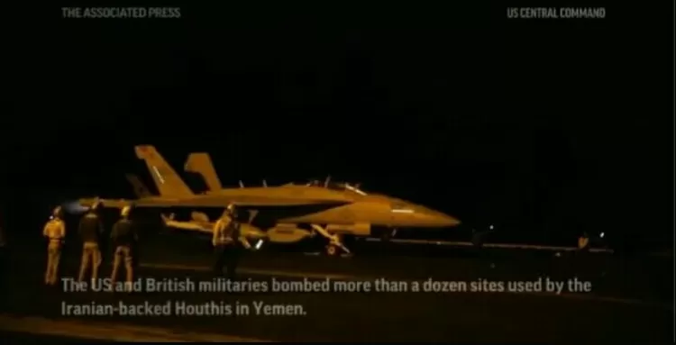 Serangan AS dan Inggris di Yaman Tewaskan 5 Pasukan Pemberontak Houthi, Ketegangan di Timur Tengah Meningkat