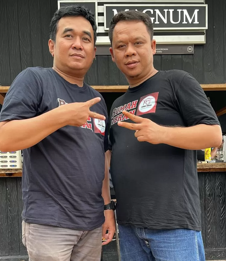 Ketum RG Harianto Syah Putra (kanan) dan Ketua DPD RG DKI Jakarta Nuryadi