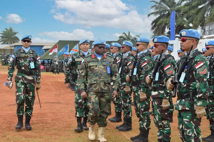 174  Personel Satgas Kizi TNI Konga XX T Monusco Terima Penghargaan UN Medal. Foto: Pen Satgas Kizi TNI Konga XX-T Monusco