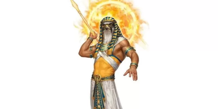 Dewa Amun-Ra, salah satu dewa Mesir kuno yang sering dikaitkan dengan dewa matahari Ra