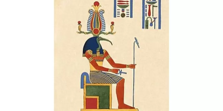 Dewa Zehuti atau Thoth, melambangkan kebijaksanaan, kecerdasan, dan keajaiban