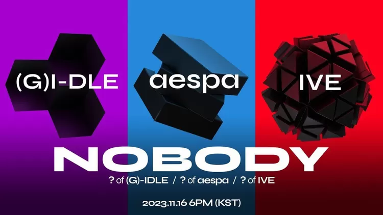 Kolaborasi single 'Nobody' antar (G)I-DLE, aespa, dan IVE