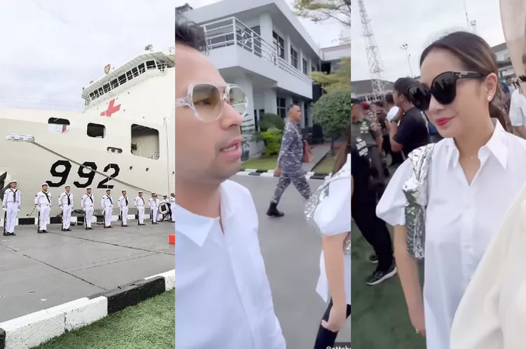 Usai Video Party Geger, Nagita Slavina dan Raffi Ahmad Hadiri Keberangkatan Kapal Rumah Sakit untuk Palestina