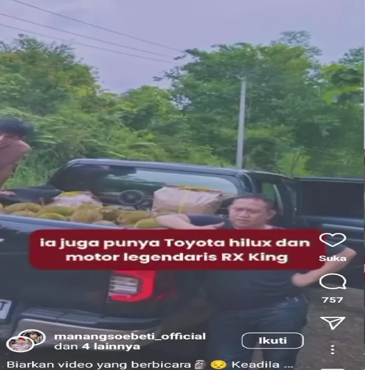 Mobil Hilux mewah milik Oknum TNI terduga penembak Kapolsek. 