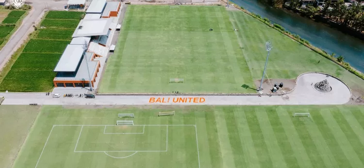 Potret Bali United Training Center yang berlokasi di Pantai Purnama, Gianyar, Bali.