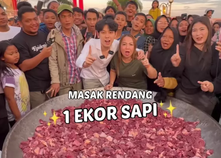Willie Salim masak rendang 200kg di Palembang