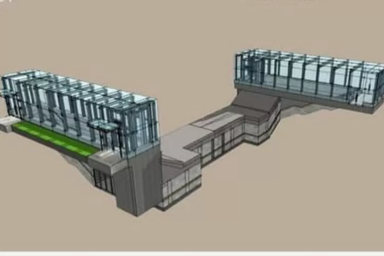 Desain Terowongan Silaturahmi yang menghubungkan Masjid Istiqlal dengan Gereja Katedral