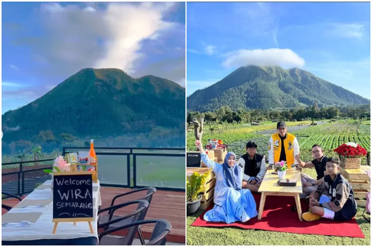 Senja Pagi Cafe di Magelang, salah satu rekomendasi tempat sarapan romantis dengan view pegunungan yang tak jauh dari exit tol Salatiga