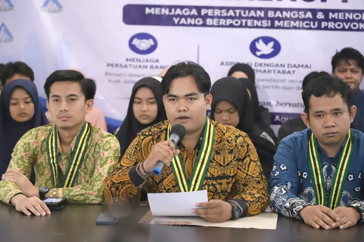 PB PII Wanti-Wanti Provokasi dan Penunggang Gelap di Rencana Aksi 27 Agustus, ujar Kevin dalam konferensi pers di Tebet, Jakarta Selatan, Sabtu (22/8/2026).