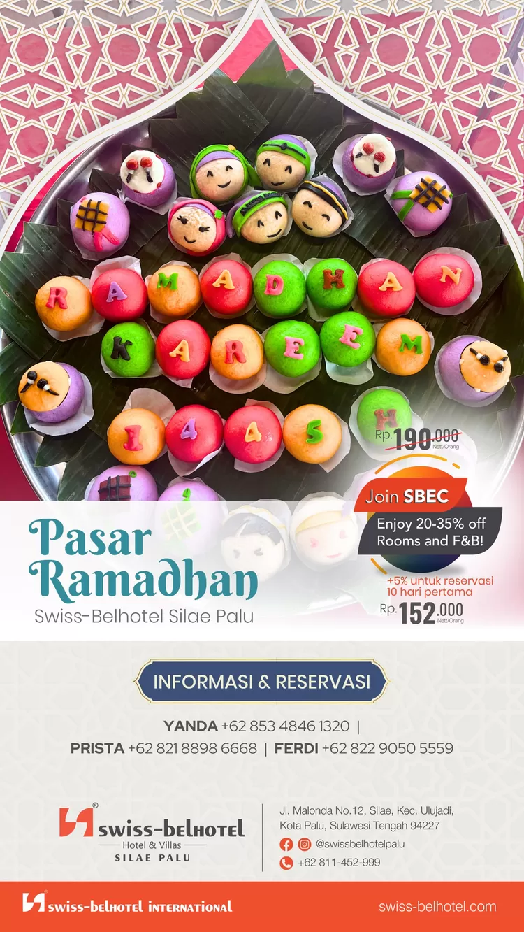 Flayer Pasar Ramadhan Swiss-Belhotel Silae Palu. 