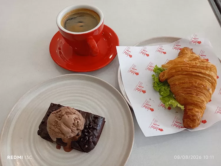 Menu sarapan saya pagi ini di alaVie (Foto: Adam Noviar)