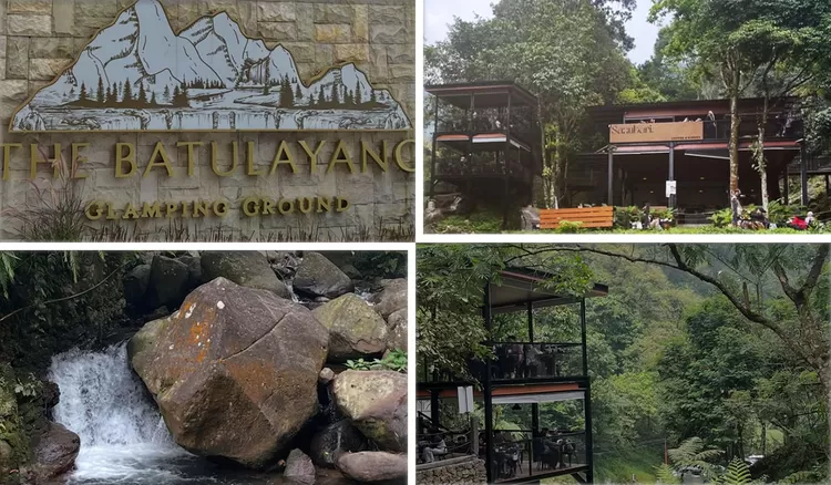 Wisatawan mengunjungi Sanubari Coffee and Eatery di Batu Layang, Kecamatan Cisarua, Kabupaten Bogor, yang menawarkan panorama sungai jernih, glamping, dan spot foto estetik.