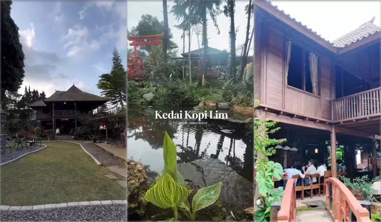 Kedai Kopi Lim Cianjur menghadirkan suasana Bali yang tenang. Hidden gem di kawasan Puncak favorit Gen Z untuk nongkrong. 