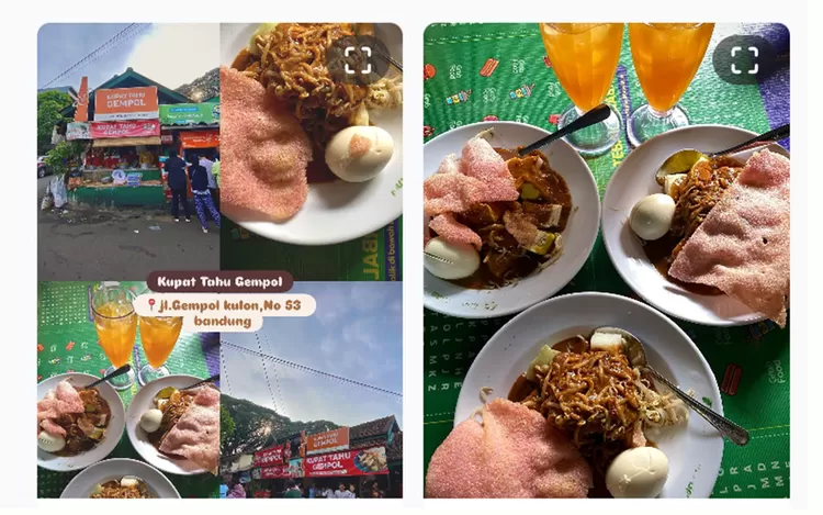 Kupat Tahu Gempol menjadi ikon wisata kuliner legendaris Bandung dengan bumbu kacang kental dan cita rasa yang tetap terjaga.    