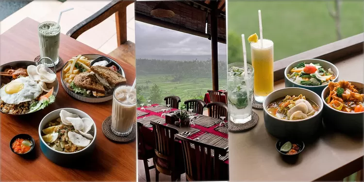Wisata kuliner Bali di Mahagiri Panoramic Resort & Restaurant menyuguhkan panorama Gunung Agung dan alam yang memukau.