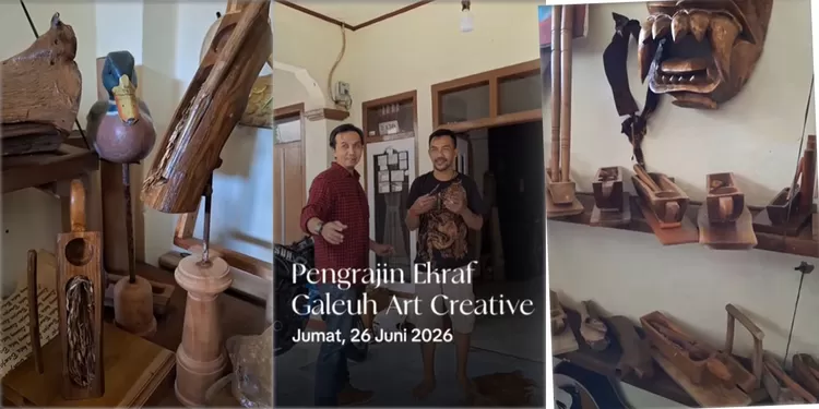 Dinas Pariwisata Kabupaten Ciamis mengunjungi Galeuh Art Creative untuk memetakan kebutuhan pengembangan batik dan produk seni kriya khas daerah.