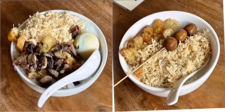 Bubur Ayam Pelana legendaris sejak 1980-an menawarkan kuah kuning gurih dan kaldu khas. Kuliner Bandung yang wajib dicoba saat berburu bubur ayam.  