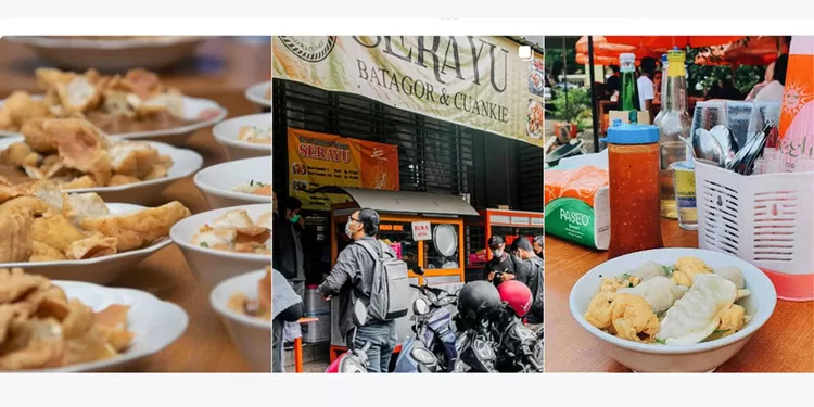 Cuanki Serayu jadi ikon kuliner Bandung sejak 1990-an. Kuah gurih, bakso cuanki, dan batagor lezat selalu diburu wisatawan saat liburan.  
