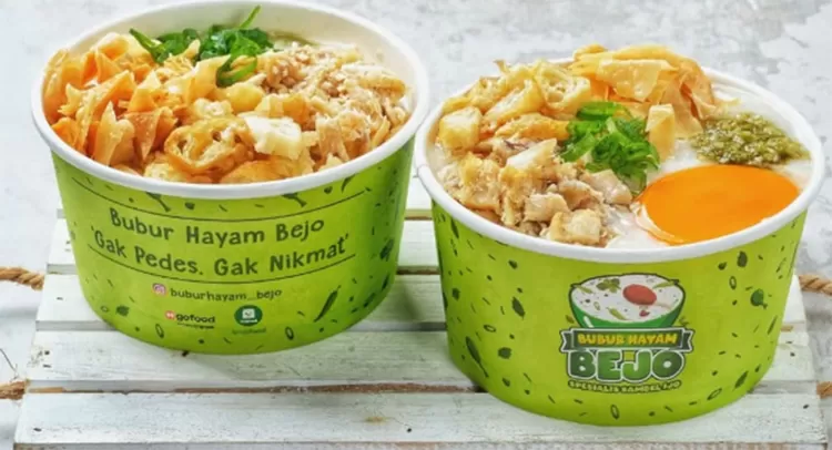 Bubur Ayam Bejo legendaris sejak 1979 hadir dengan kuah gurih dan topping lengkap. Kuliner Bandung favorit untuk sarapan hingga makan malam.  