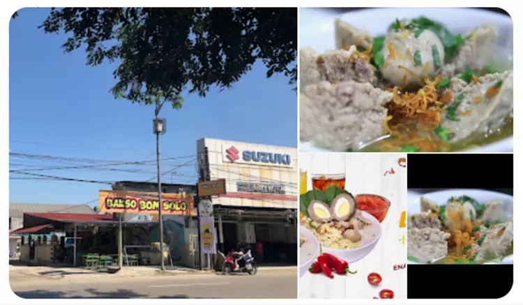 Bakso Bom Solo di Cikupa menawarkan bakso jumbo berisi urat sapi dengan kuah gurih, menjadikannya rekomendasi bakso di Tangerang yang wajib dicoba.  