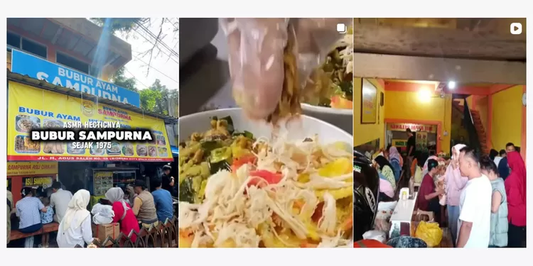 Bubur Ayam Sampurna menjadi pilihan sarapan favorit dalam wisata kuliner legendaris di Cianjur. Cita rasanya autentik dengan beras Pandan Wangi khas Cianjur.
