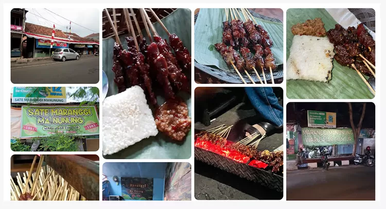 Sate Maranggi Ma Nunung menawarkan cita rasa khas dengan bumbu oncom dan ketan bakar. Kuliner legendaris di Cianjur ini wajib masuk daftar kunjungan.